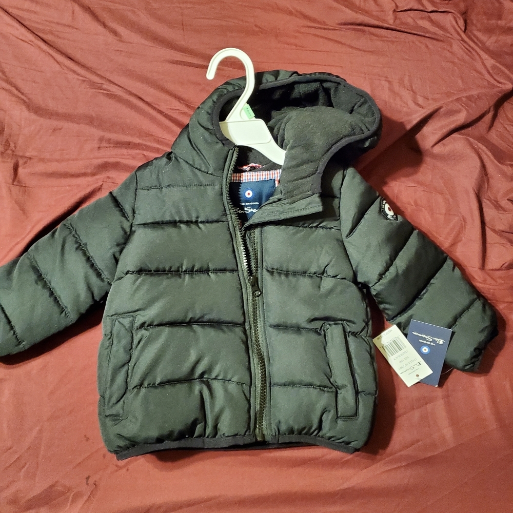 18 month black winter coat